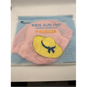 Kids Sun Hat UV Protection Summer Beach Play Hats Wide Brim Neck Flap for Girls